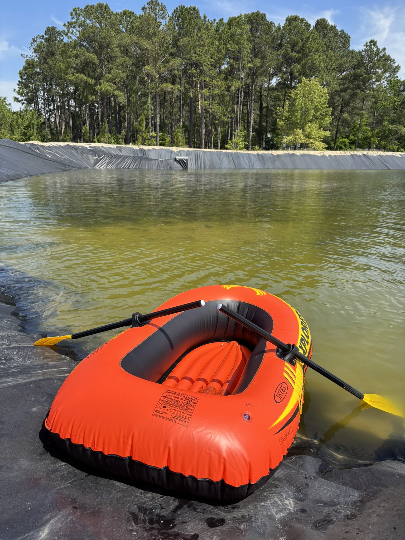 Small Boat on Lake Edge