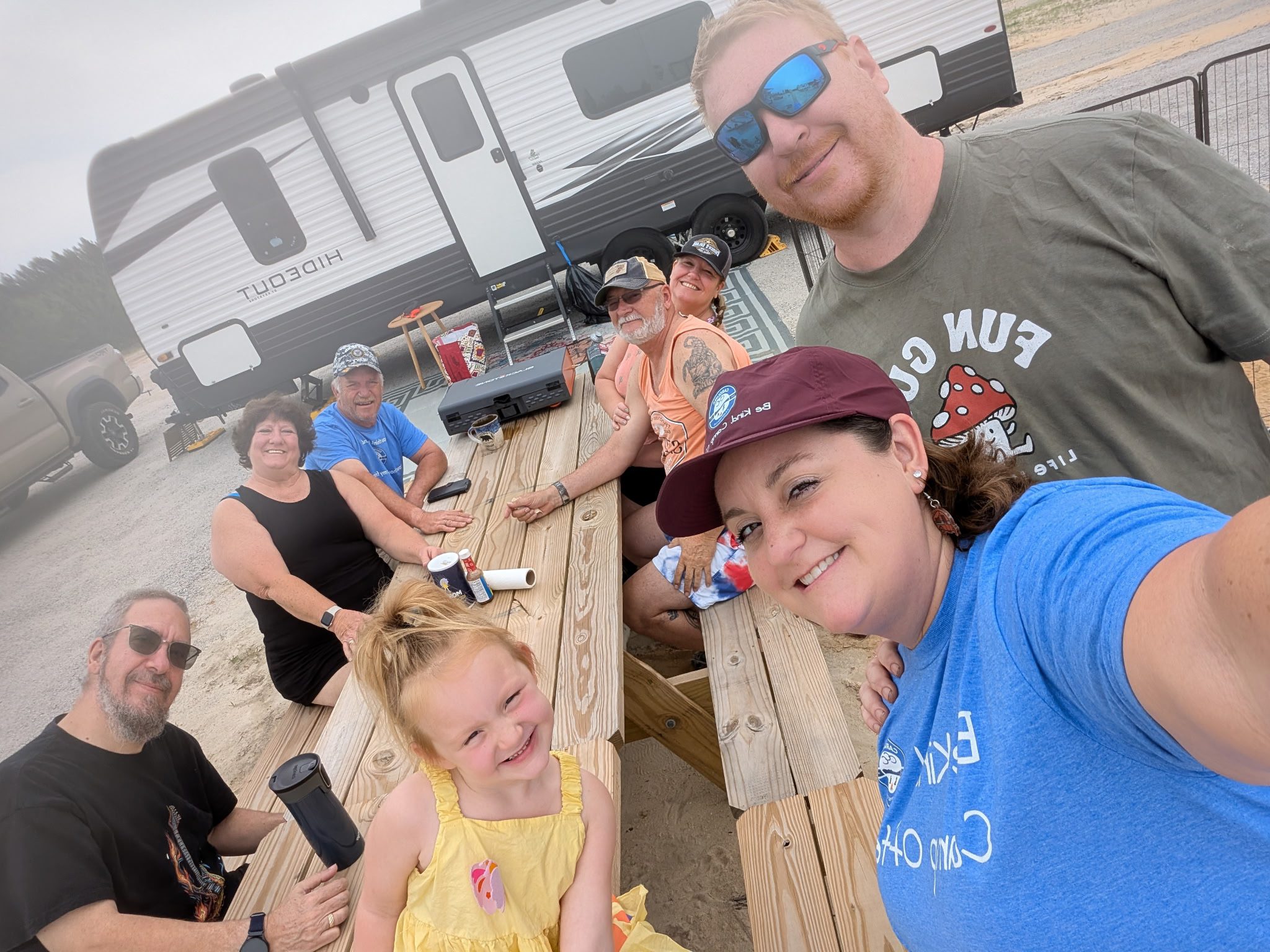 Families enjoy quad site at Standing Pines